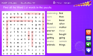 Medium level Word Find